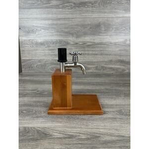 Studio Wood Drink Bar Man Cave Bourbon Bottle Keg Dispenser Vodka Rare!